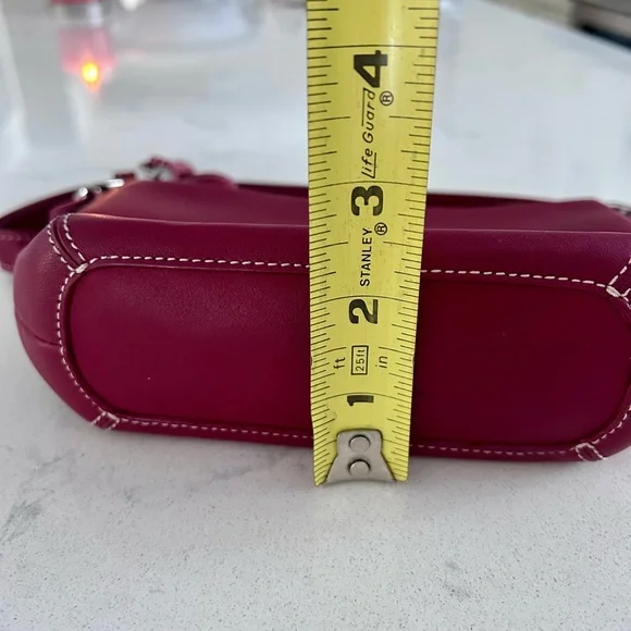 Coach Red Leather Mini Bag - Picture 10 of 11